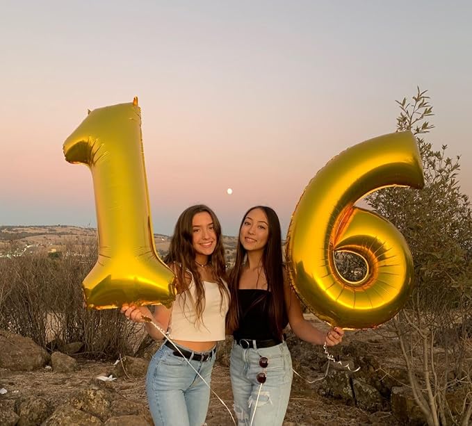 Number 15 Balloons 40 Inch for 15 51 Birthday Party Decorations, - Image 3