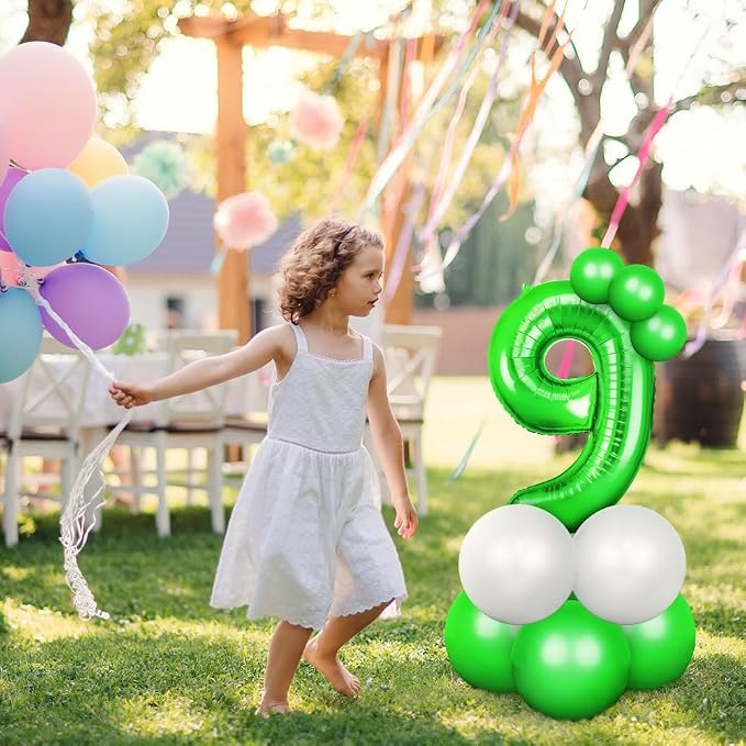 OFFCUP 40 Inch Green Number 16 Balloon - Image 6
