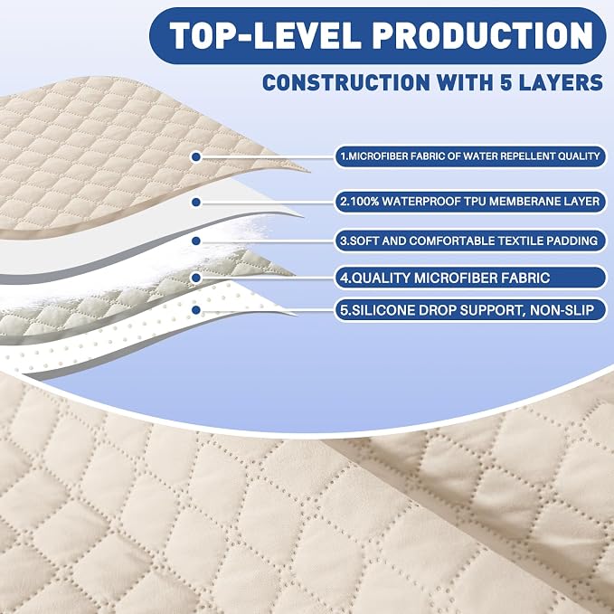 XINEAGE Loveseat Sofa Cover Waterproof Couch Covers - Image 6