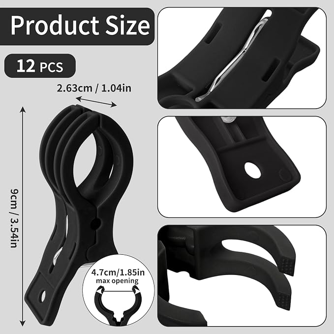 PUGPIU 12 Pack Balloon Arch Clips - Image 3