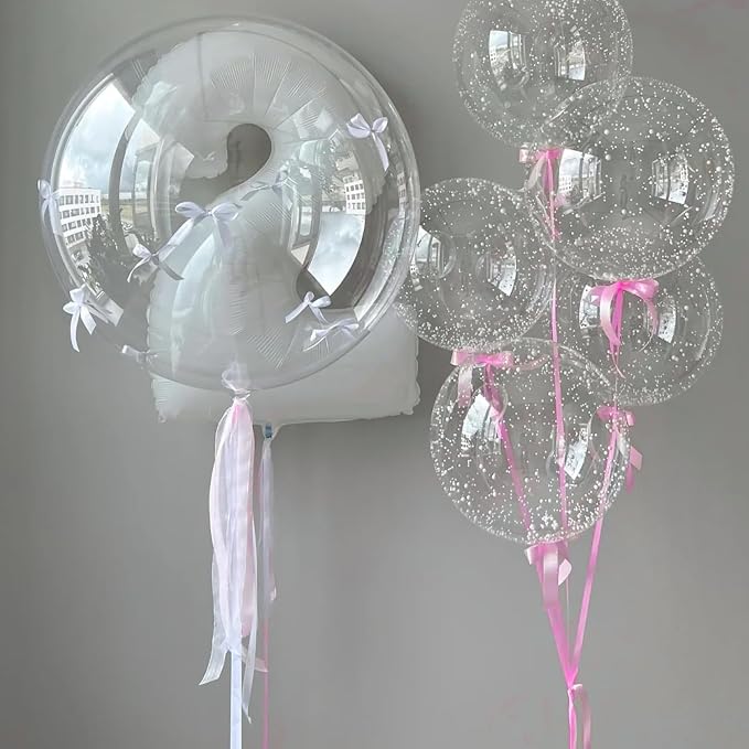 500 Yards Silver White Curling Ribbon Balloon Ribbon Balloon Stringfor Wedding - Image 6