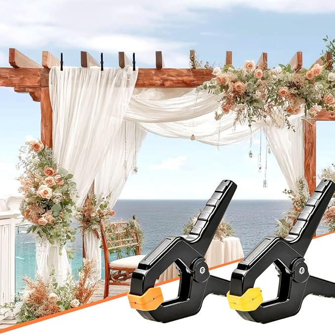55Pack Plastic Spring Clamps, 3.5inch Small Heavy Duty Clips - Image 5