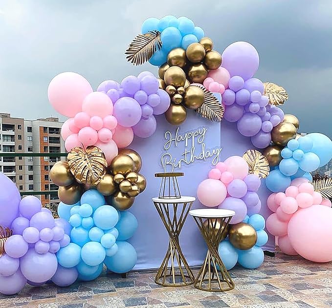 Pastel Multicolor Balloons 18 Inch 24 Pack Matte Helium Latex Round Balloons - Image 4