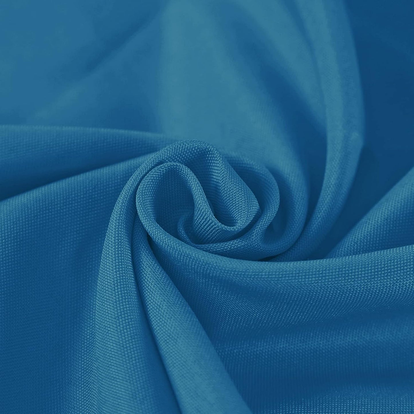 Rectangle Tablecloth 90x132 inch Washable Polyester Fabric Table Cloth for Wedding Party Dining Banquet Decoration（90x132, Mediterranean Blue）