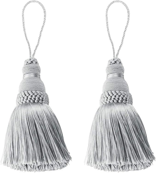 2Pcs Colorful Tassel Key Tassels DIY Accessories | 9.5 Inch Tassels by fenghuangwu