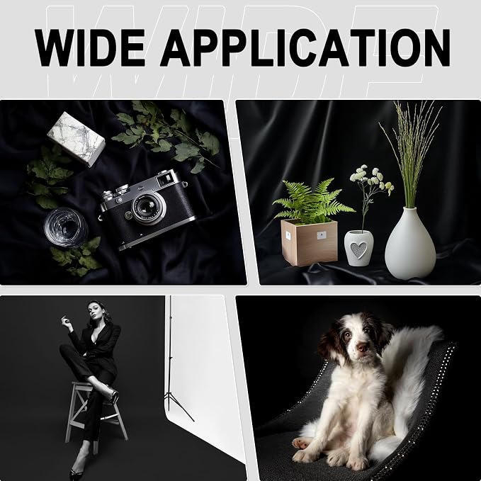 GFCC 7.5FTx10FT Black Backdrop Background - Image 5