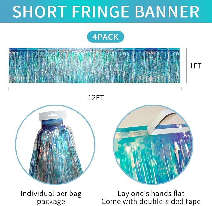 Iridescent Tinsel Garland 48FT - Image 5
