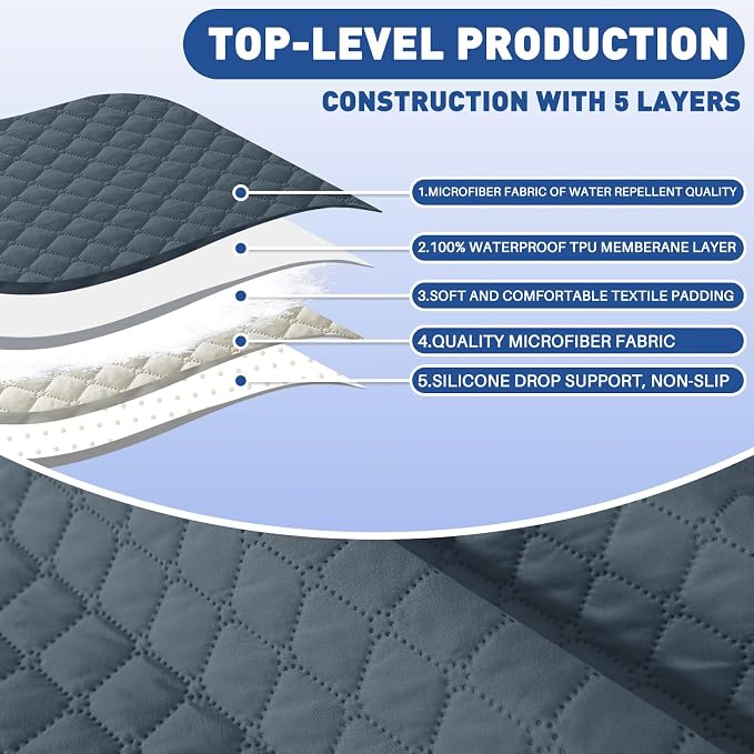 XINEAGE Waterproof XL-Sofa Sofa Cover Couch Covers - Image 7