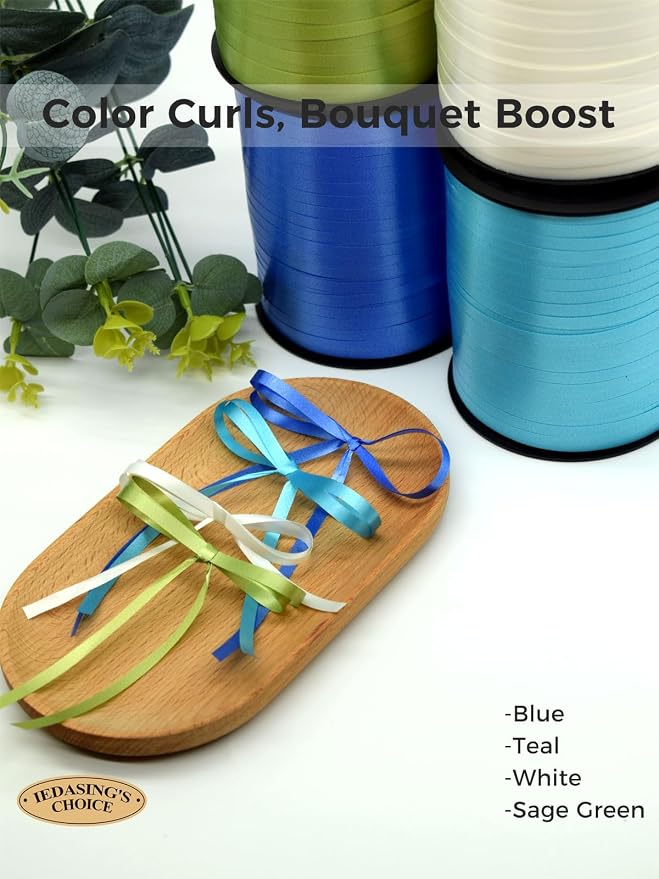 Curling Ribbon Brown Ribbon for Gift Wrapping 500 Yards x 1/5" Wide | Balloon - Image 4