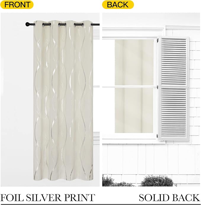 NICETOWN Blackout Short Curtains Panels - Image 6