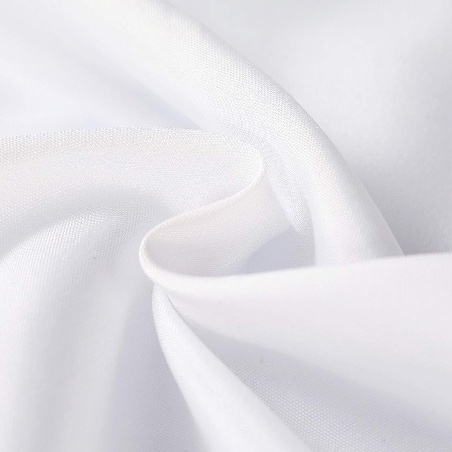 Rectangle Tablecloth 60x102 inch Washable Polyester Fabric Table Cloth for Wedding Party Dining Banquet Decoration（6 Pack 60x102, White）