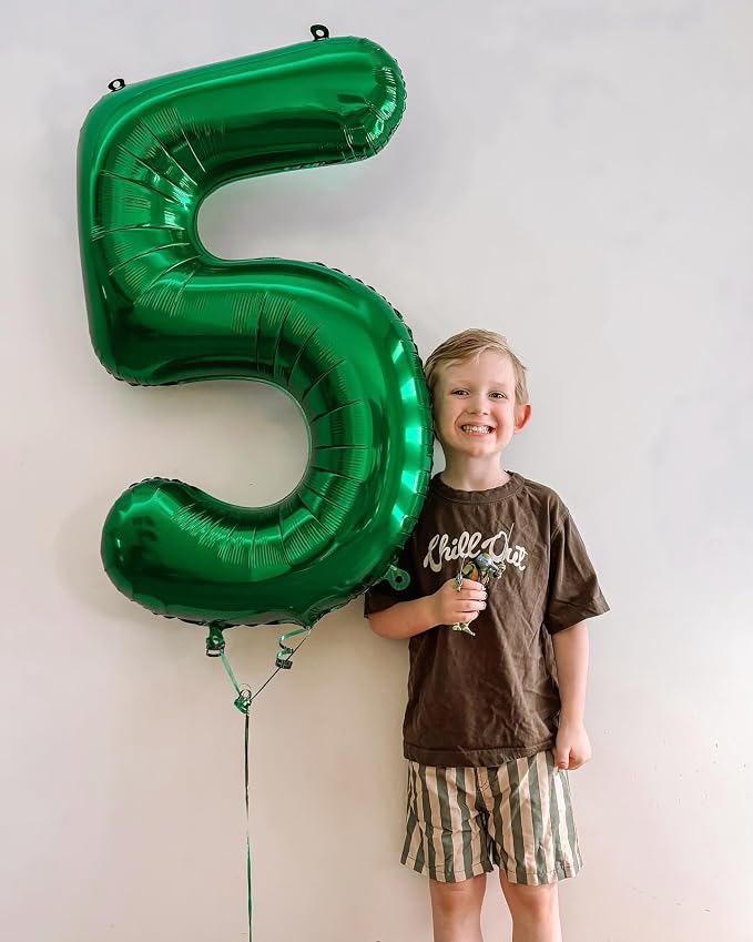 24 Balloon - Green Birthday Number Balloons, 40 Inch Decorations Men Women | - Image 7