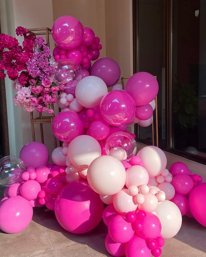 50 Pack Hot Pink Balloons 12 Inch - Image 3