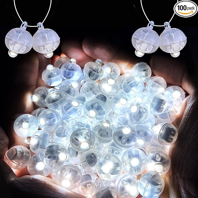 100PCs Mini Led Lights, Led Balloons Light up Balloons by ZGWJ
