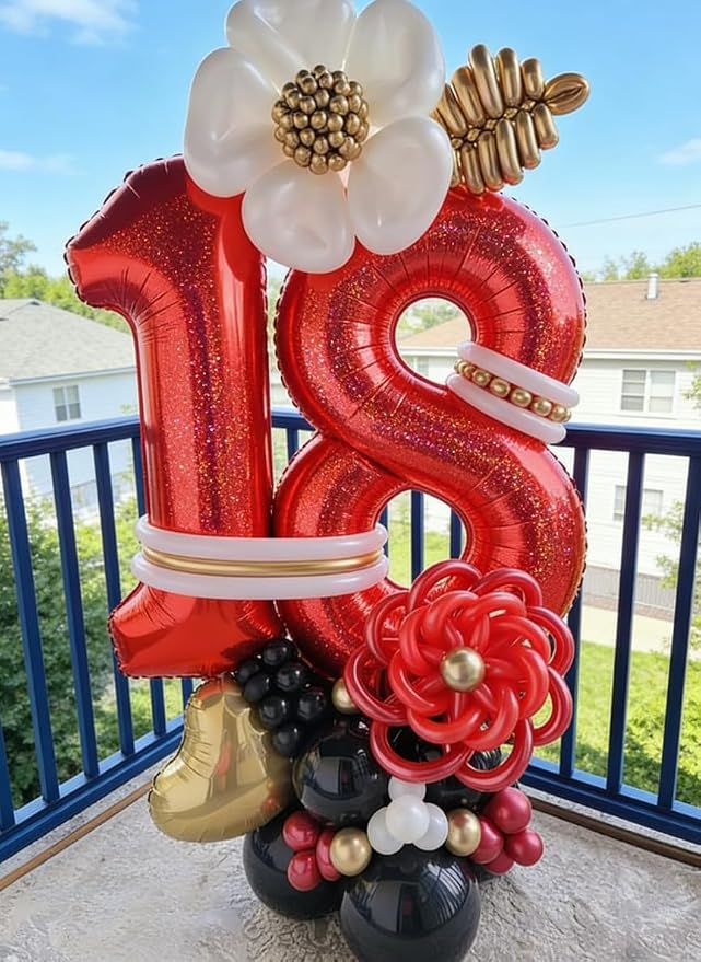 Laser Red 5 Balloon - Image 9
