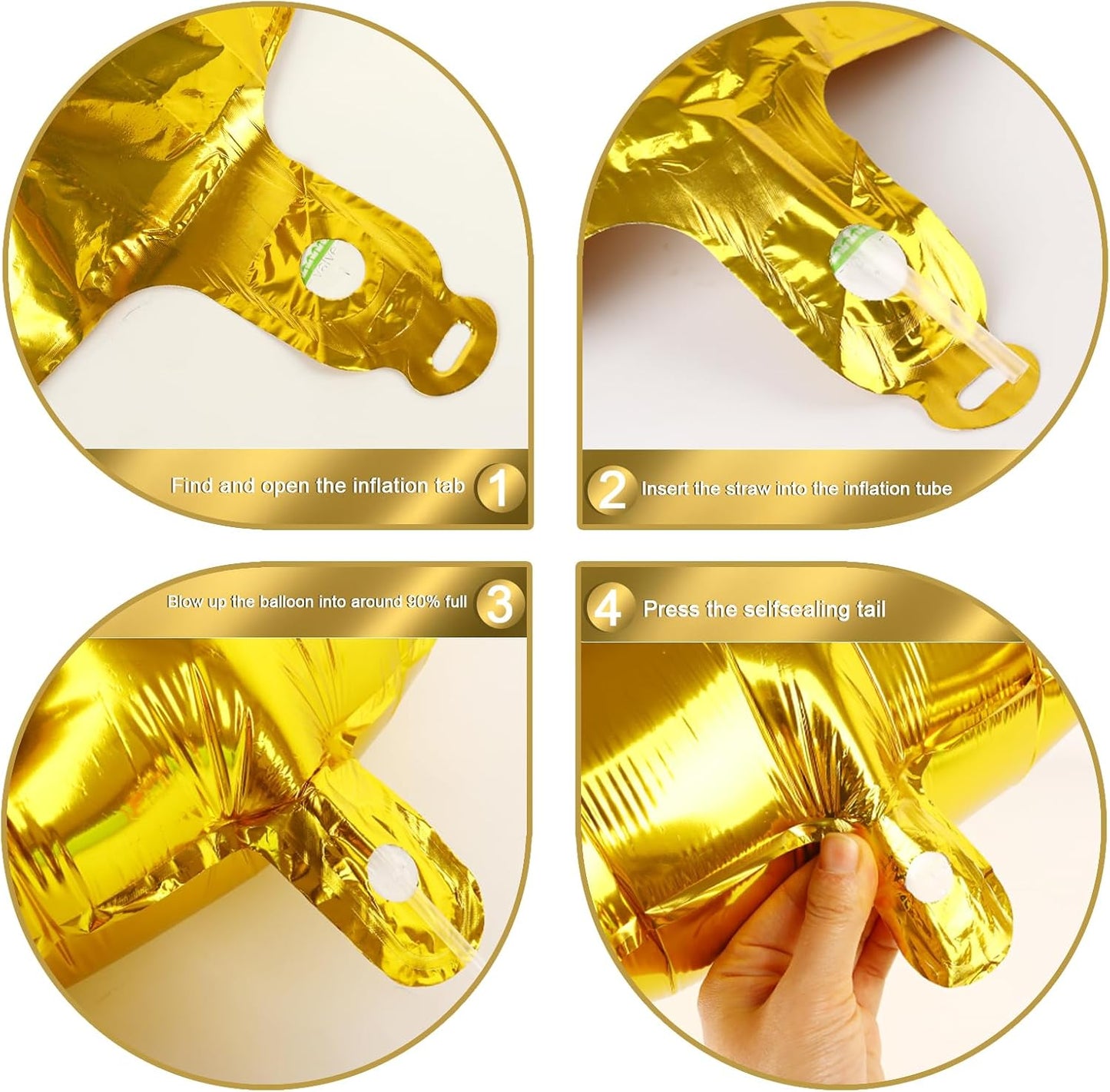 Gold 40 Inch Large Number 25 52 Birthday Balloon, 25 52 Birthday Decorations, Foil 25 52 Mylar Helium Numbers Balloons Girl Boy Anniversary Party Supplies