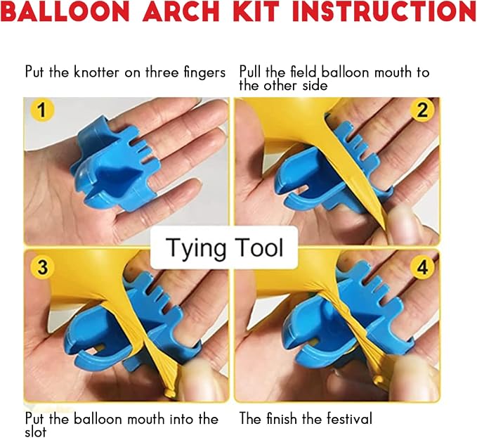 Archloon White Sand Gold Balloons Garland Arch Kit - Image 5
