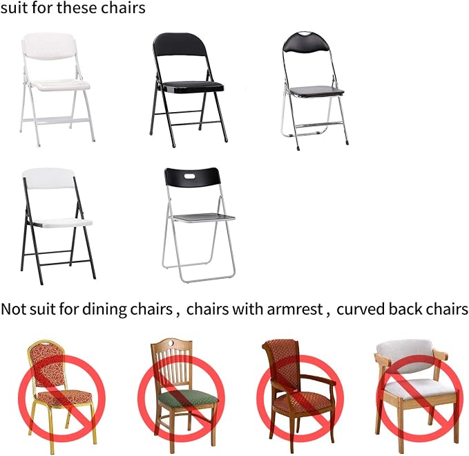 Peomeise Stretch Spandex Folding Chair Cover - Image 5