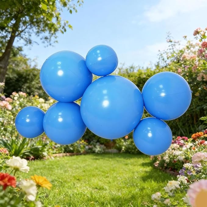 Reusable Inflatable Balloon Garland Arch Kit, 18ft 3/7 PCS Linked Pvc Balloons - Image 7