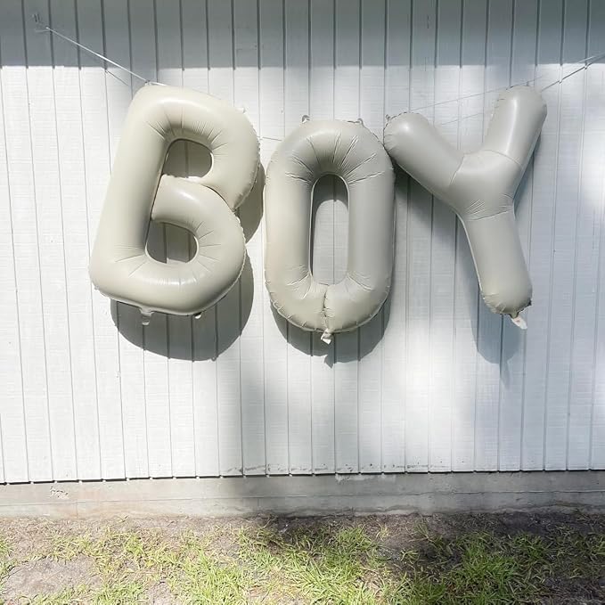 Letter Balloon 40Inch Cream White Big Alphabet Balloons Letter F | Giant Foil - Image 4