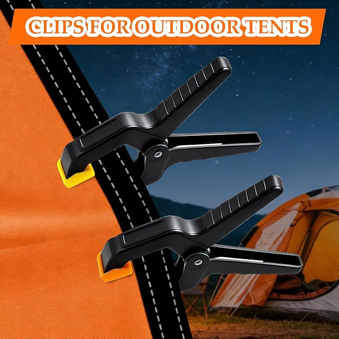 3.5 Inch Multipurpose Spring Clamps Set, 18 Pack Plastic Workholding Clamps - Image 6