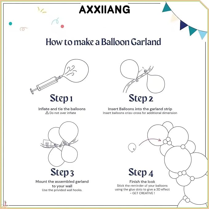 143Pcs Black Gold Silver Balloon Garland Arch Kit | Black Gold Silver Latex - Image 7