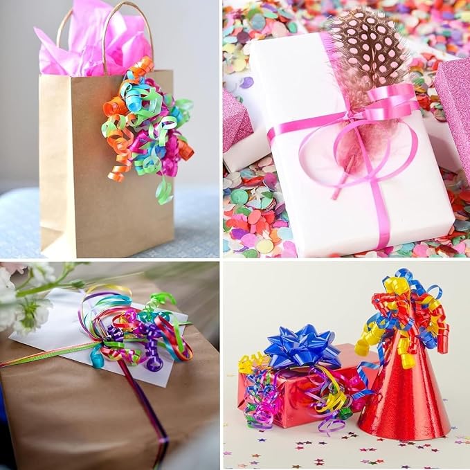 600 Yards Curling Ribbon, Balloon String Roll Ribbon and Bows - Image 2