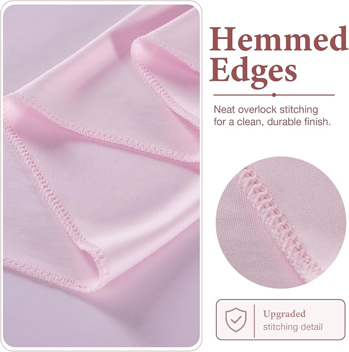 40ftx10ft Wrinkle Free Light Pink Backdrop Curtains - Image 4