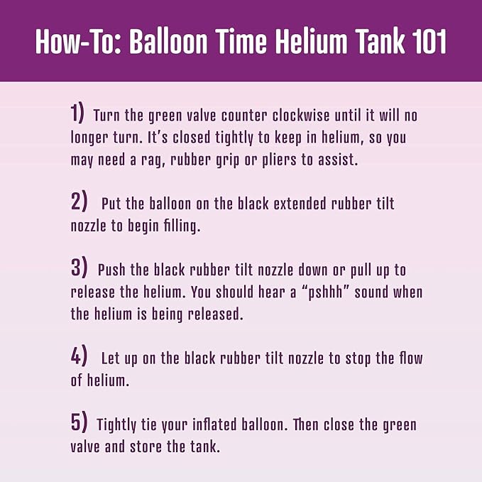Balloon Time Disposable Helium Tank 14.9 cu.ft - Image 8