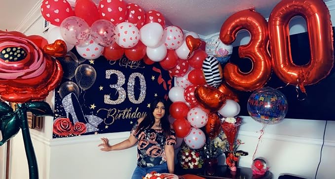 Number Balloons Red 2 Balloon 40 Inch - Image 3