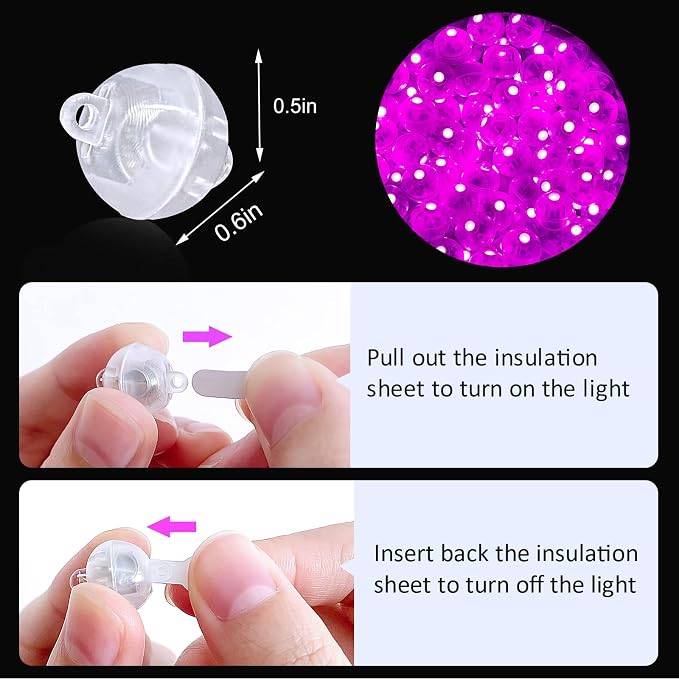 50PCs Mini Led Lights, Led Balloons Light - Image 4