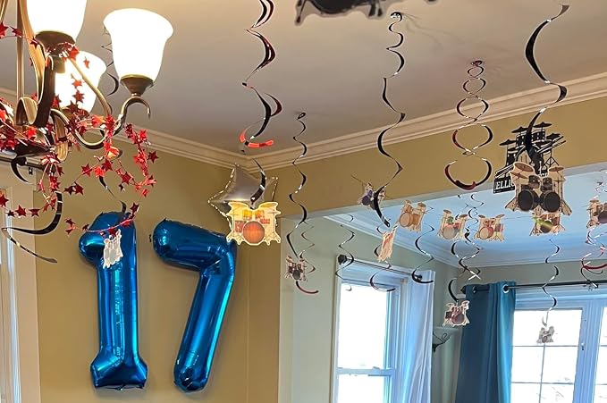 29 Balloon - Metallic Blue Birthday Number Balloons, 40 Inch Decorations | - Image 3