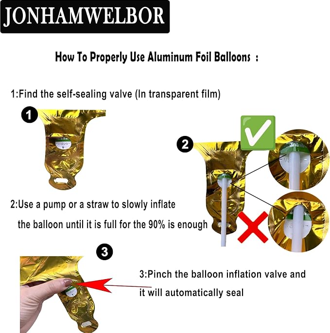 Jonhamwelbor 13 Number Balloons Gold Big Giant Jumbo Number 13 Foil Mylar - Image 5