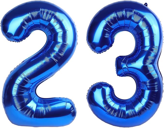 Navy Blue 23 Balloon by IWERP