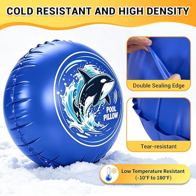 5x5FT Winter Pool Pillows for Above Ground Pools Closing Reusable | Winterizing - Image 5