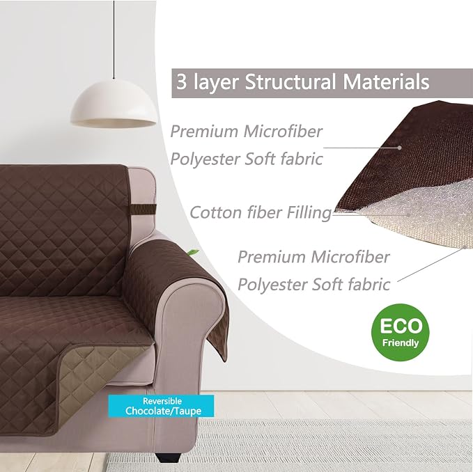 U-NICE HOME Loveseat Sofa Cover - Image 4