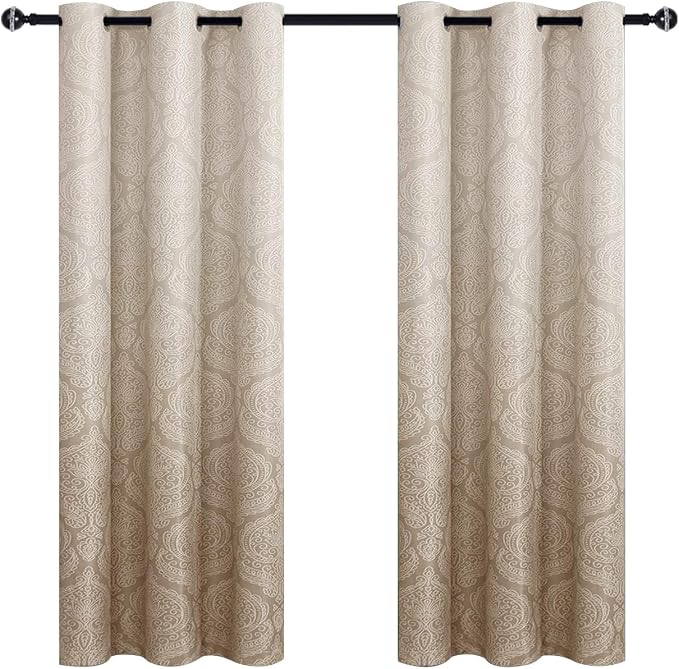 DWCN Ombre Blackout Curtains for Bedroom - Image 9
