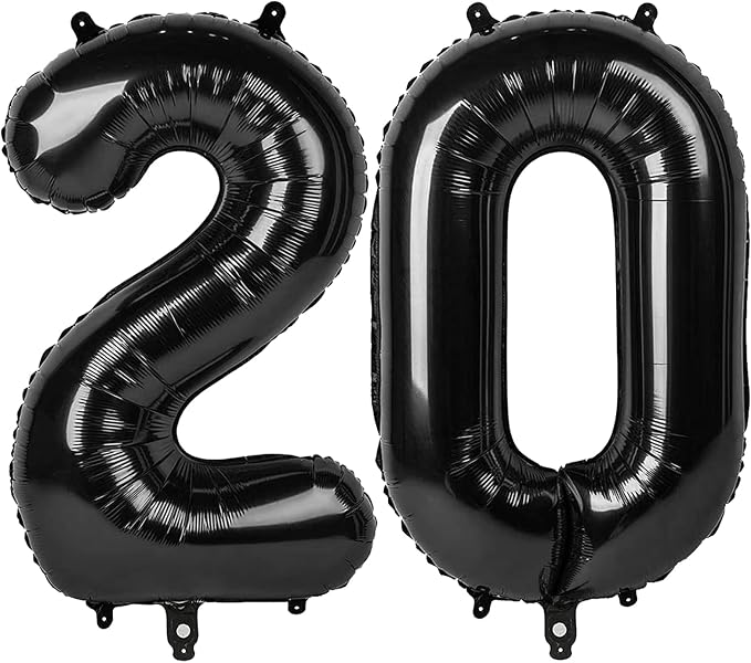 Black 20 Balloon by IWERP
