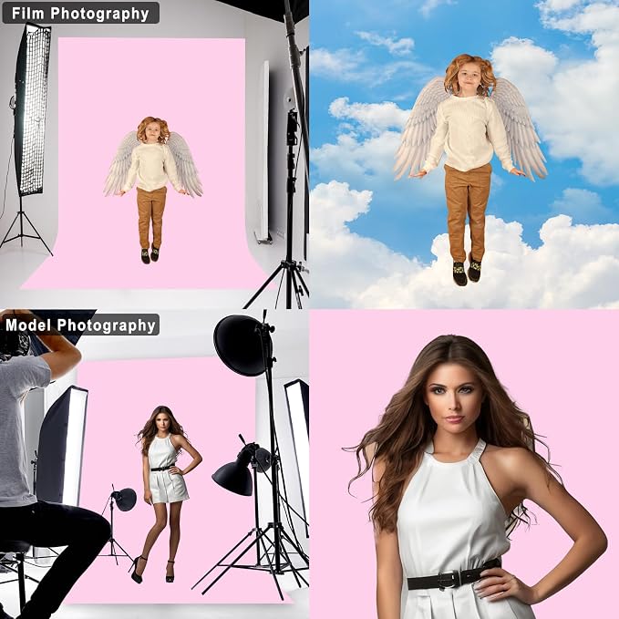 Pink Photography Backdrop for Photoshoot, 10x20 FT | Versatile Studio Photo - Image 4
