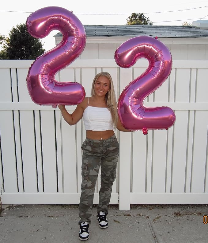 Pink Number 1 Balloon 40 Inch - Image 7