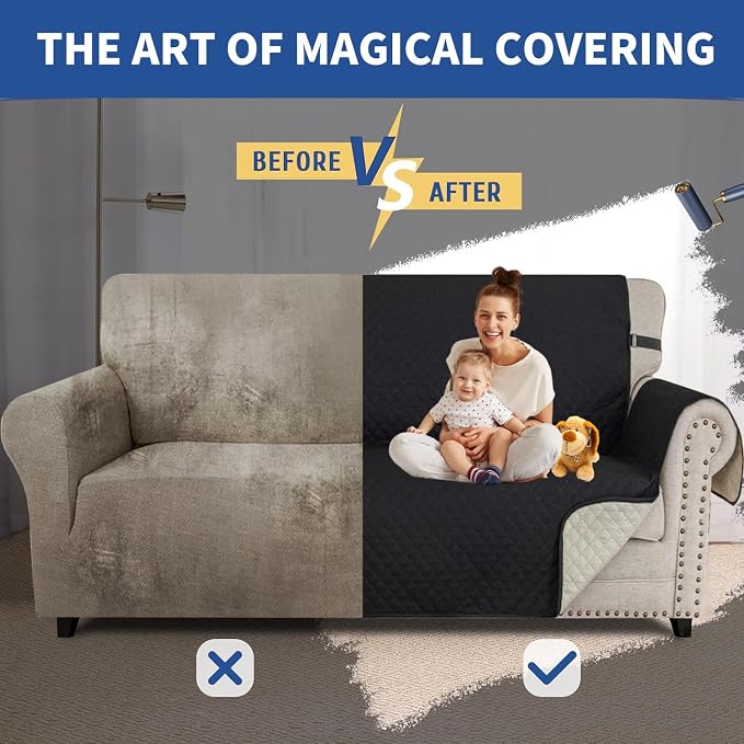 XINEAGE Loveseat Sofa Cover Waterproof Couch Covers - Image 9