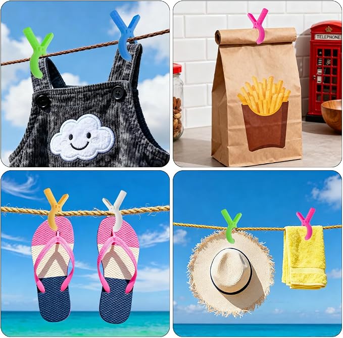 20 Pack Large Beach Towel Clips - Image 6