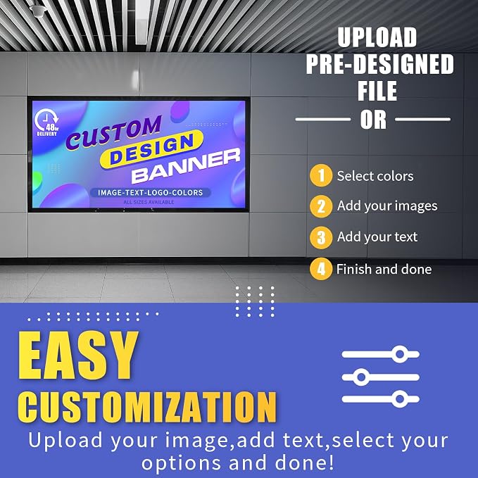 Custom Vinyl Banner by EKSPRINT, 13OZ Banners and Signs Customize - Image 2