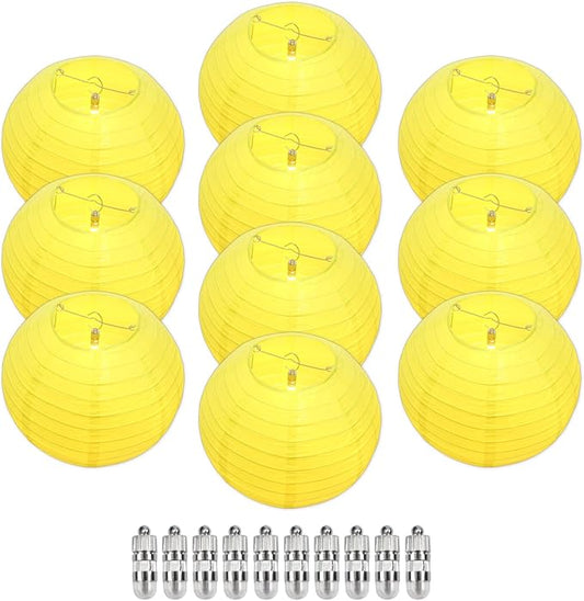 Yellow Chinese Paper Lanterns by Ethbrisge-