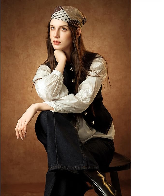 UrcTepics 8×12 ft Brown Vintage Photography Backdrops, Classic Abstract Texture - Image 2