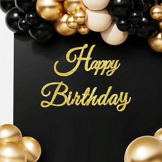 TONIFUL Happy Birthday Sign for Backdrop by TONIFUL