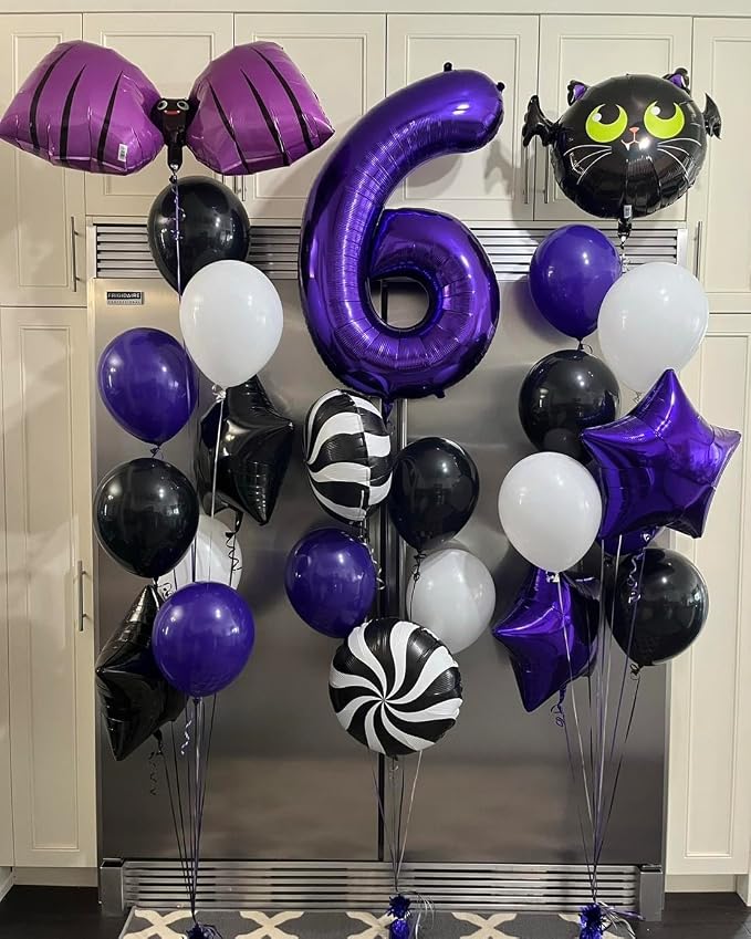 Purple Number 3 Balloon 40 Inch, 3rd Birthday Party Decorations Men Women | - Image 4