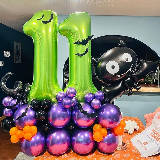 40 inch Number Balloon 0-9 Green Large Number 0 Balloons, Digital Balloons - Image 4