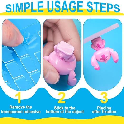 680Pcs Clear Stick Dots, Double Sided, Removable Museum Putty | Adhesive Putty - Image 3