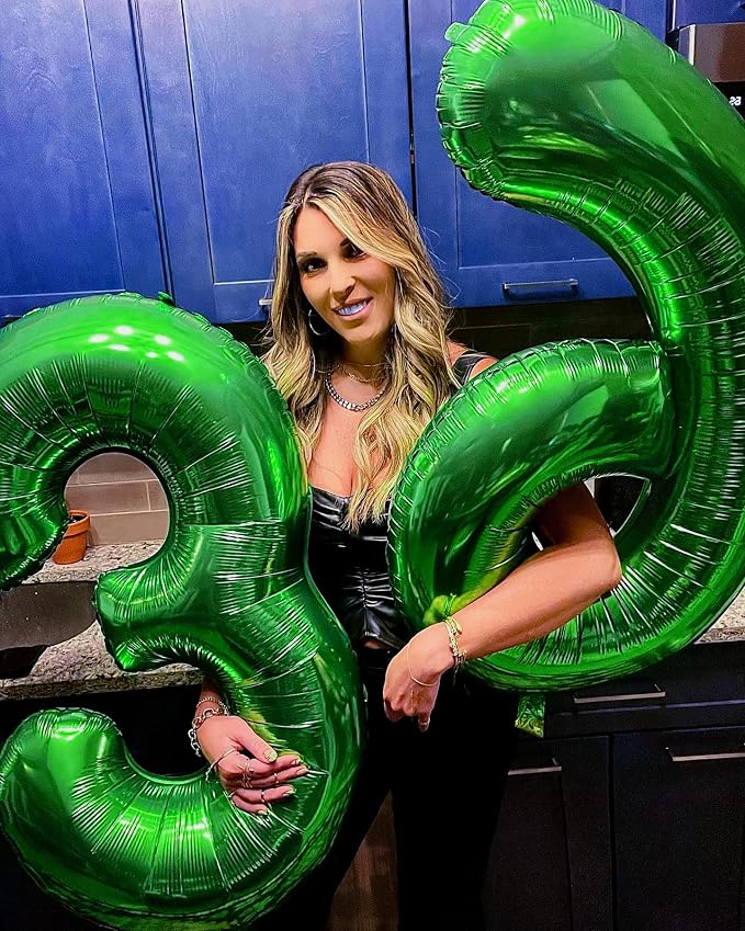 Green Number 7 Balloon 40 Inch - Image 8